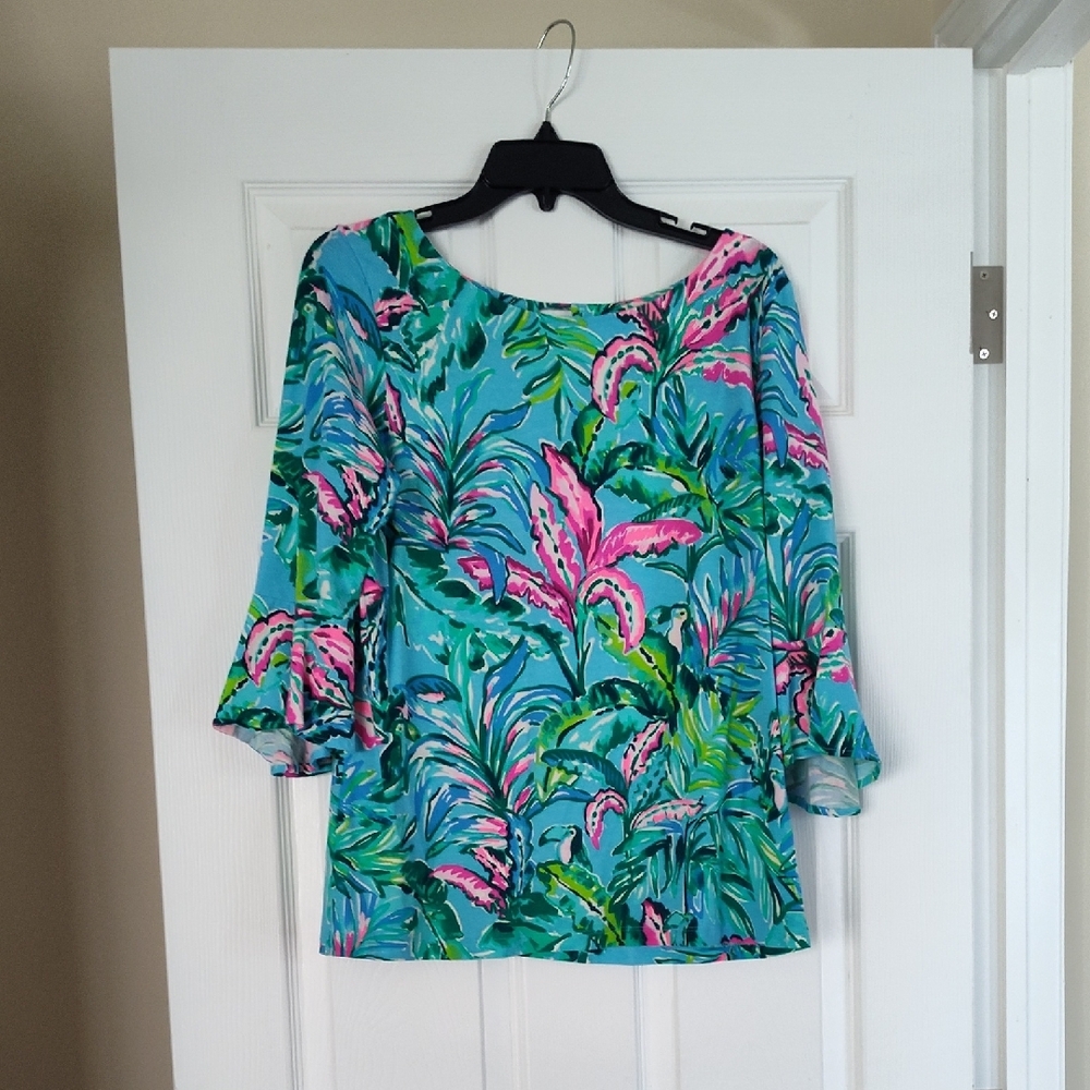 Tropical Print Women's Top